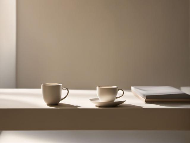 A quiet doorway with soft light and a small cup