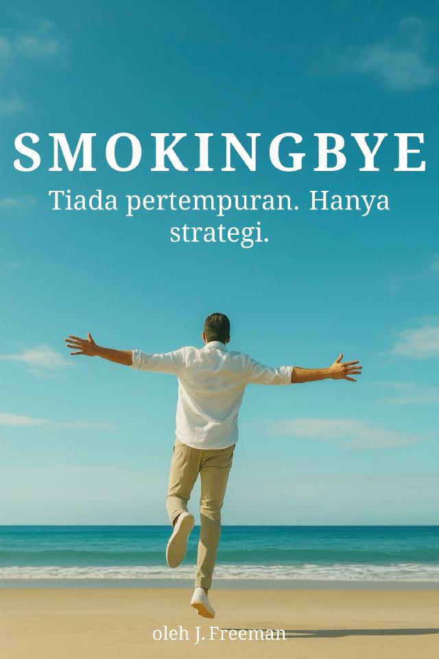 Seseorang keluar dari sebuah labirin — metafora bagi jalan keluar yang tenang daripada merokok